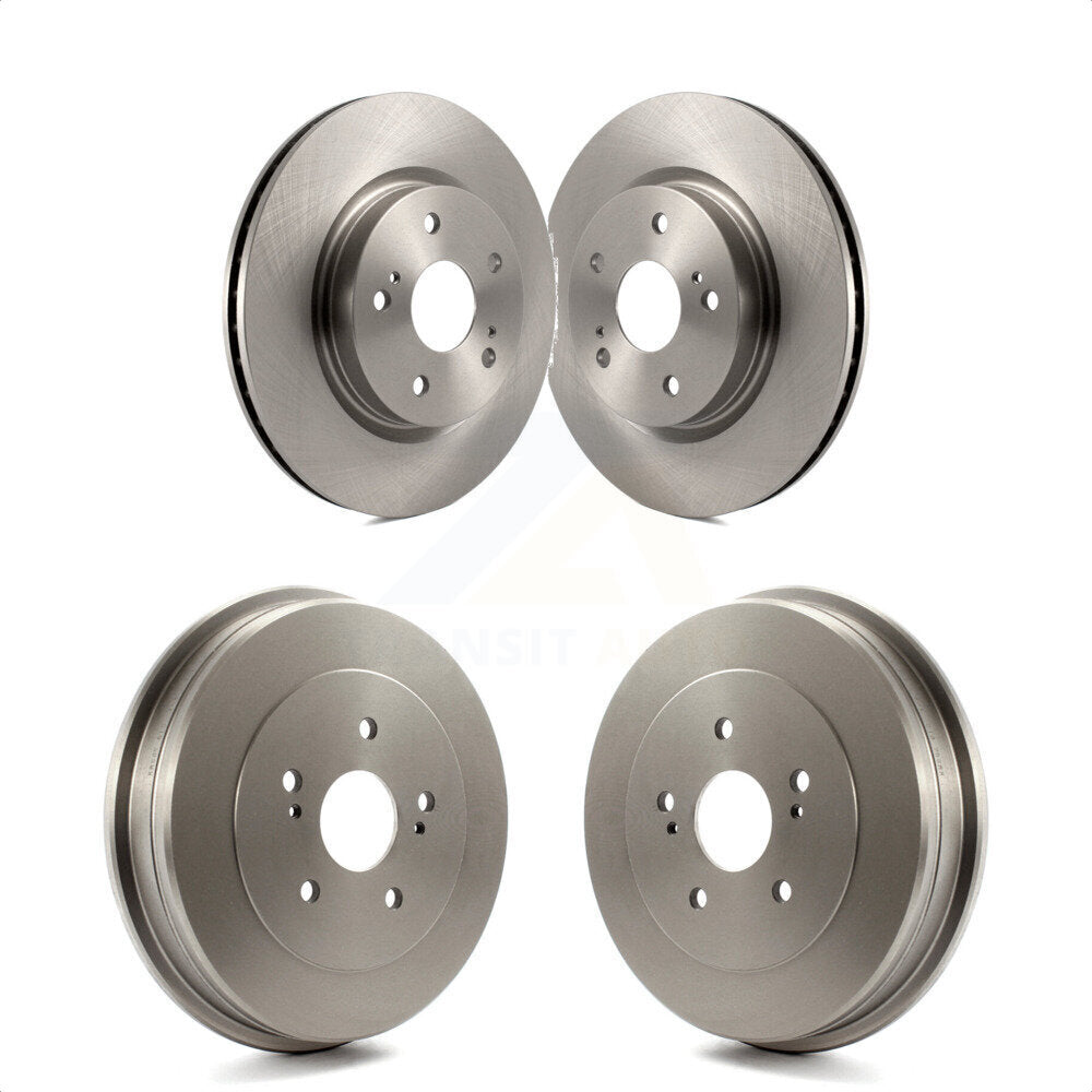 Front Rear Disc Brake Rotors Drums Kit For 2006-2008 Suzuki Grand Vitara K8-102100