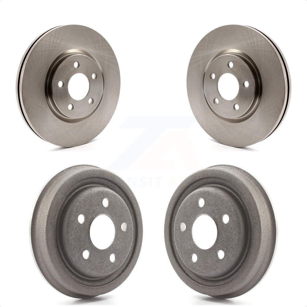 Front Rear Disc Brake Rotors Drums Kit For 2003 Dodge Neon SRT-4 K8-102115