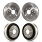 Front Rear Disc Brake Rotors Drums Kit For Chevrolet Silverado 1500 GMC Sierra Classic K8-102116