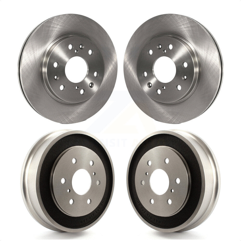 Front Rear Disc Brake Rotors Drums Kit For Chevrolet Silverado 1500 GMC Sierra Classic K8-102116
