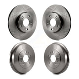 Front Rear Disc Brake Rotors Drums Kit For Ford Focus K8-102118