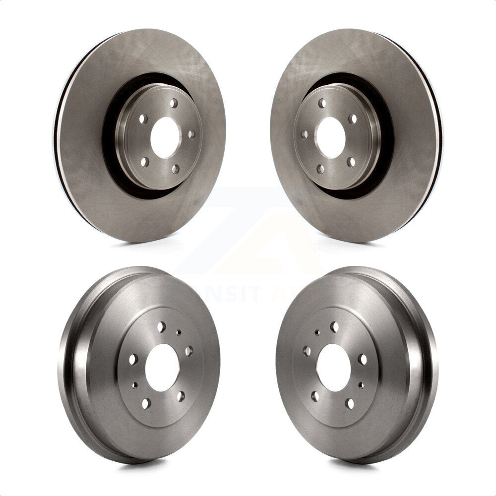 Front Rear Disc Brake Rotors Drums Kit For Ford Focus ST K8-102119