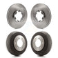 Front Rear Disc Brake Rotors Drums Kit For Nissan Pathfinder INFINITI QX4 K8-102150