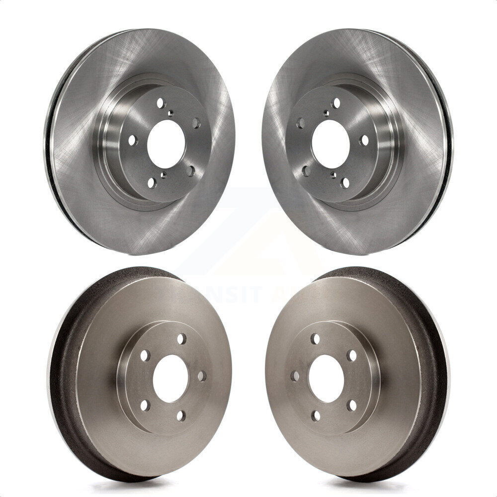 Front Rear Disc Brake Rotors Drums Kit For Subaru Forester Impreza K8-102154