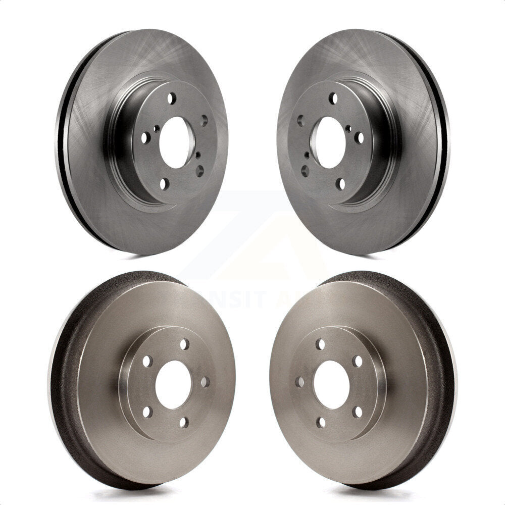 Front Rear Disc Brake Rotors Drums Kit For Subaru Impreza K8-102156