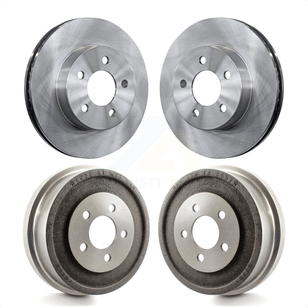 Front Rear Disc Brake Rotors Drums Kit For 2002 Jeep Liberty K8-102157