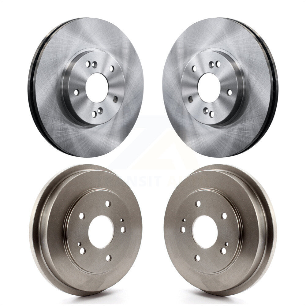Front Rear Disc Brake Rotors Drums Kit For Honda Accord K8-102161