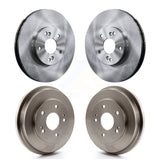 Front Rear Disc Brake Rotors Drums Kit For Honda Accord K8-102161