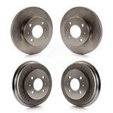 Front Rear Disc Brake Rotors Drums Kit For Hyundai Accent K8-102167
