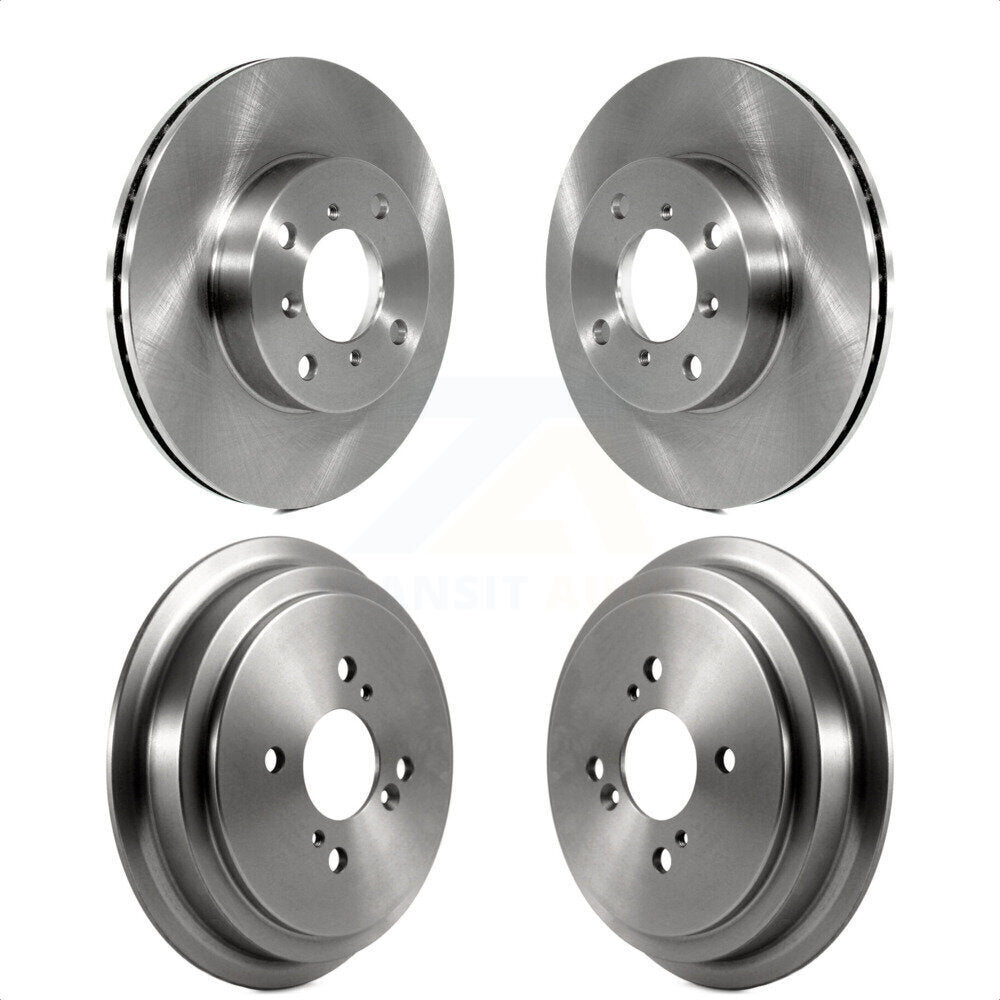 Front Rear Disc Brake Rotors Drums Kit For Suzuki Aerio Esteem K8-102178