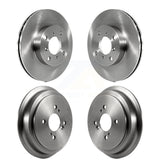 Front Rear Disc Brake Rotors Drums Kit For Suzuki Aerio Esteem K8-102178
