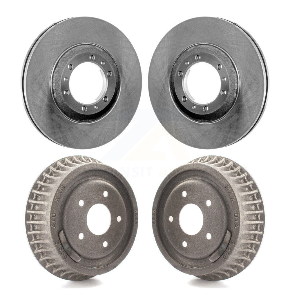 Front Rear Disc Brake Rotors Drums Kit For Chevrolet Camaro Pontiac Firebird K8-102181