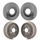 Front Rear Disc Brake Rotors Drums Kit For Chevrolet Camaro Pontiac Firebird K8-102181