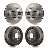 Front Rear Disc Brake Rotors Drums Kit For 1980-1983 Ford F-150 RWD With 10" Diameter Drum K8-102191