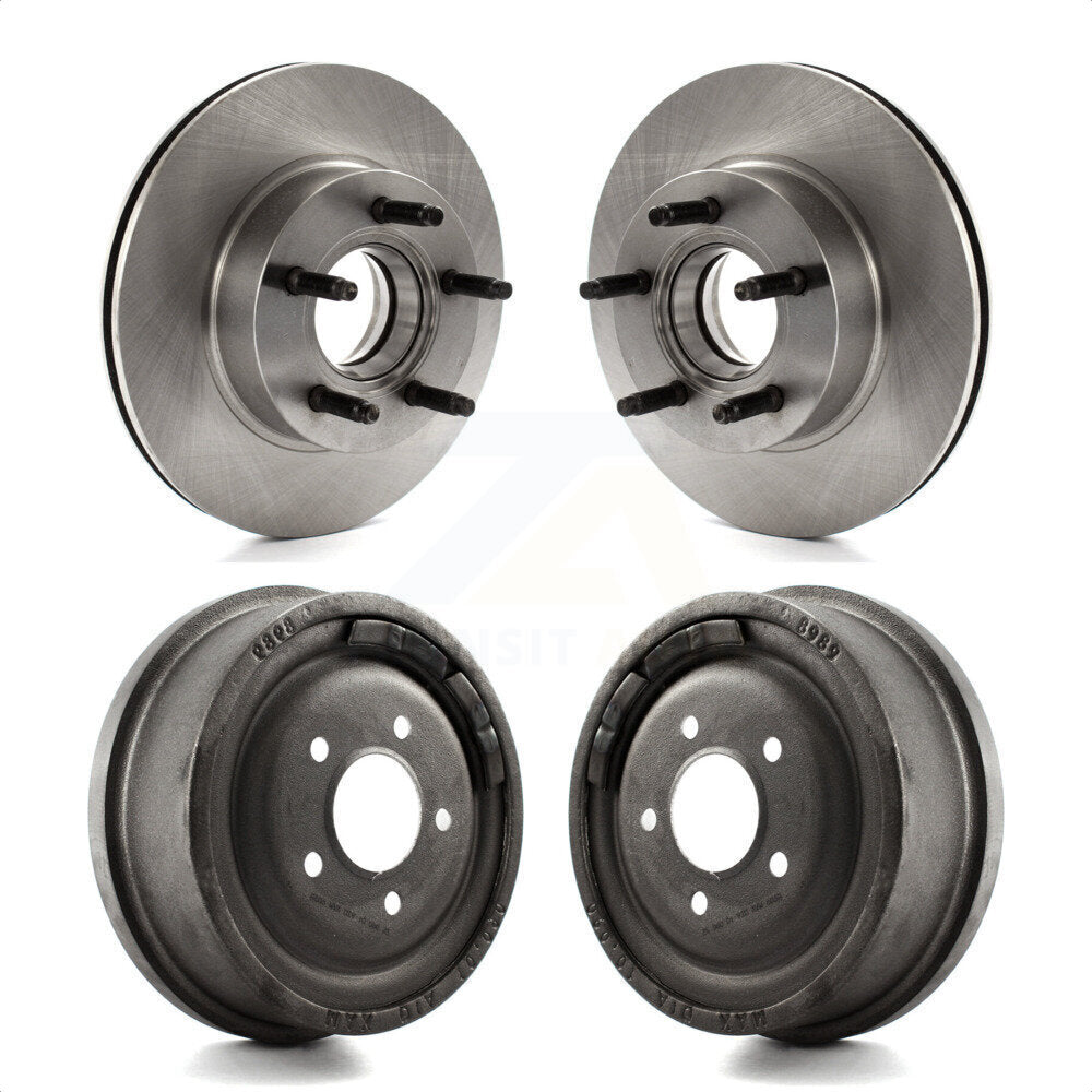 Front Rear Disc Brake Rotors Drums Kit For Ford Explorer Mazda Navajo K8-102196