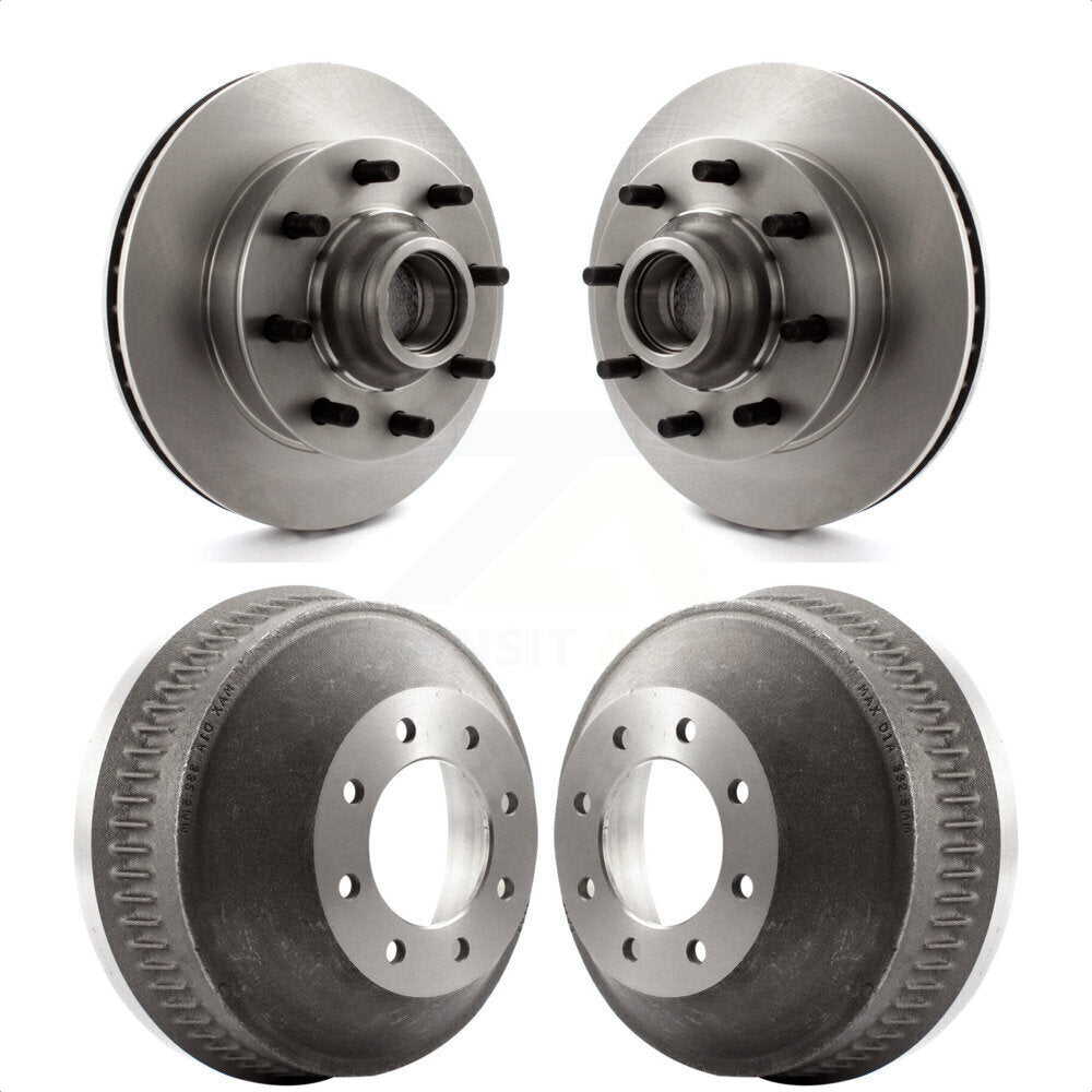 Front Rear Disc Brake Rotors Drums Kit For Chevrolet C2500 Express 2500 C1500 Suburban GMC G3500 K8-102198