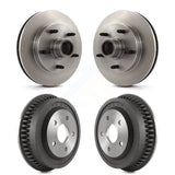 Front Rear Disc Brake Rotors Drums Kit For 1994-1999 Dodge Ram 1500 RWD K8-102200