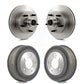 Front Rear Disc Brake Rotors Drums Kit For Ford E-150 Econoline Club Wagon K8-102209
