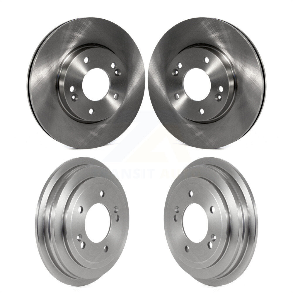 Front Rear Disc Brake Rotors Drums Kit For Hyundai Elantra Venue K8-102230