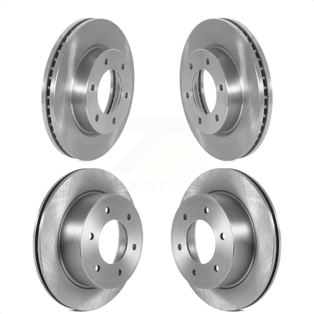 Front Rear Disc Brake Rotors Kit For Ford Ranger Bronco K8-102244