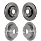 Front Rear Disc Brake Rotors Kit For Chevrolet Spark EV K8-102248