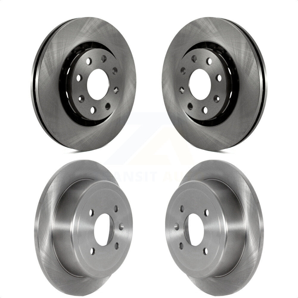 Front Rear Disc Brake Rotors Kit For Chevrolet Spark EV K8-102248