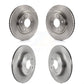 Front Rear Disc Brake Rotors Kit For Nissan Rogue Sport LEAF Qashqai K8-102250