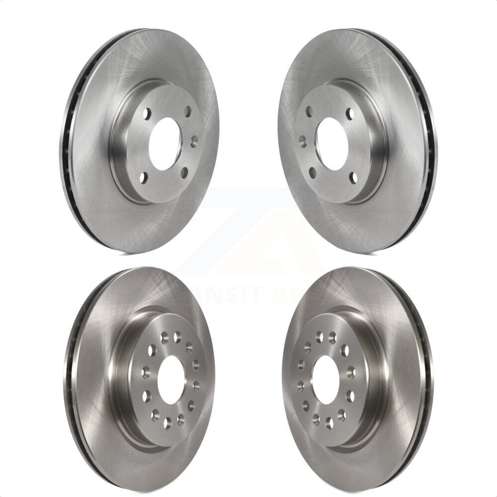 Front Rear Disc Brake Rotors Kit For 2019 Chevrolet Spark K8-102251