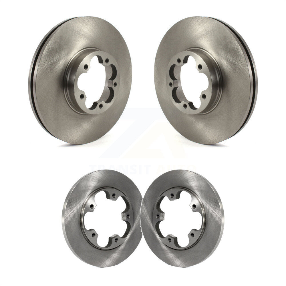 Front Rear Disc Brake Rotors Kit For 2016 Ford Transit-350 HD With 5 Lug Wheels K8-102253