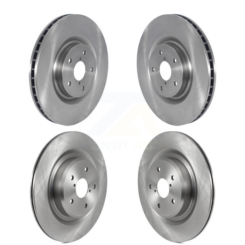 Front Rear Disc Brake Rotors Kit For 2019-2022 Subaru Ascent K8-102258