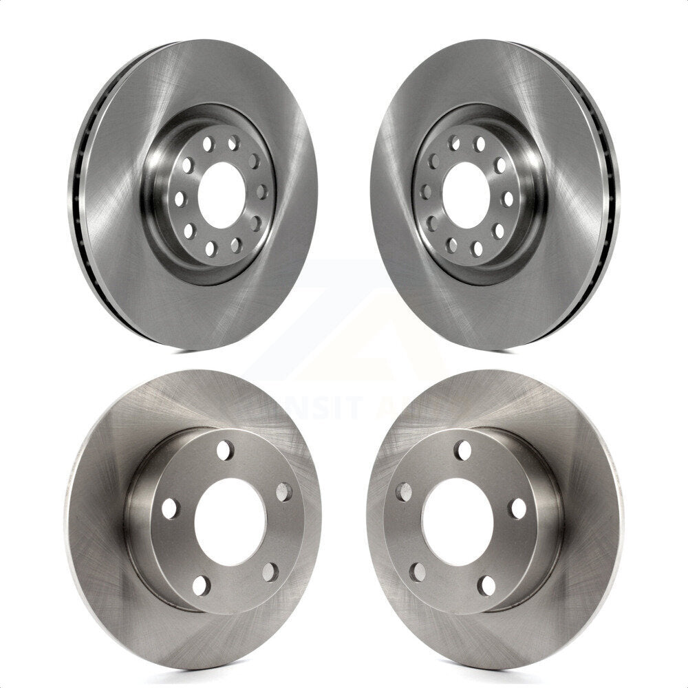 Front Rear Disc Brake Rotors Kit For 2000-2001 Audi A4 Quattro With 320mm Diameter Rotor K8-102263