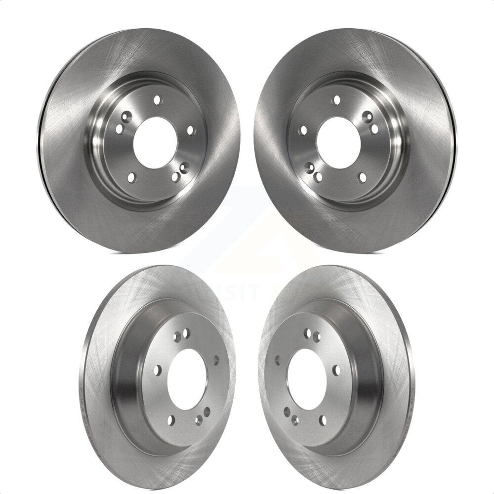 Front Rear Disc Brake Rotors Kit For Hyundai Kona Kia Soul K8-102265