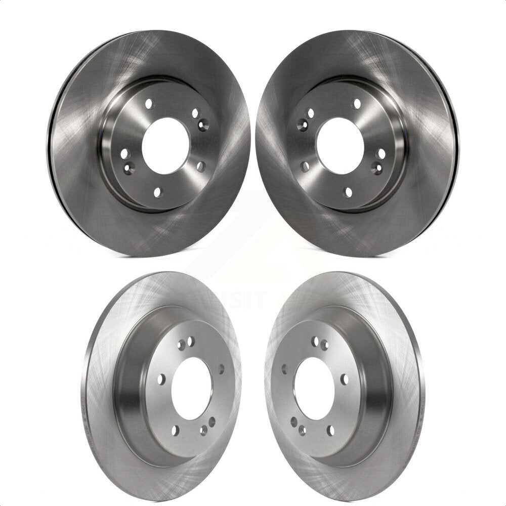 Front Rear Disc Brake Rotors Kit For Kia Hyundai Kona Seltos K8-102267