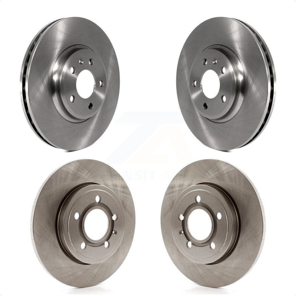 Front Rear Disc Brake Rotors Kit For 2009 Audi A4 Quattro Sedan Wagon With 288mm Diameter Rotor K8-102282