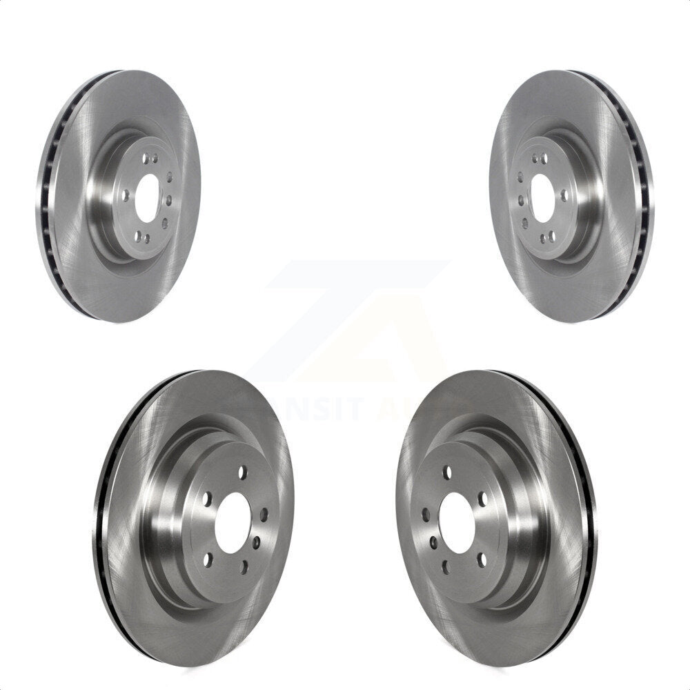 Front Rear Disc Brake Rotors Kit For 2016-2017 2019 Mercedes-Benz GLE400 Without Sport Package K8-102284
