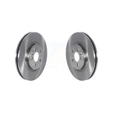 Front Disc Brake Rotors Pair For Jaguar F-Pace Land Rover Range Velar K8-102292