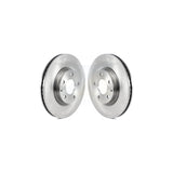 Front Disc Brake Rotors Pair For Mazda 3 CX-30 K8-102302