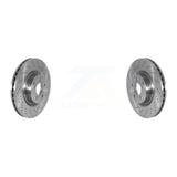 Front Disc Brake Rotors Pair For Mercedes-Benz C250 E400 E550 K8-102305