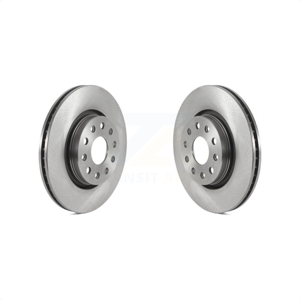 Front Disc Brake Rotors Pair For Jeep Wrangler Gladiator K8-102308