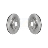 Front Disc Brake Rotors Pair For 2018-2022 Jeep Wrangler Without Heavy Duty Brakes Code BRY K8-102309