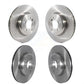 Front Rear Disc Brake Rotors Kit For BMW 535i 640i Gran Coupe xDrive K8-102362