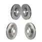 Front Rear Disc Brake Rotors Kit For Mercedes-Benz GLS450 GL450 GLS550 GL350 GL550 ML250 ML63 AMG K8-102366
