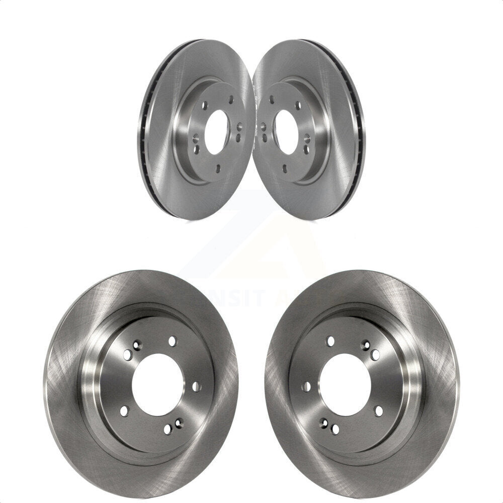 Front Rear Disc Brake Rotors Kit For Kia Niro Hyundai Ioniq K8-102368
