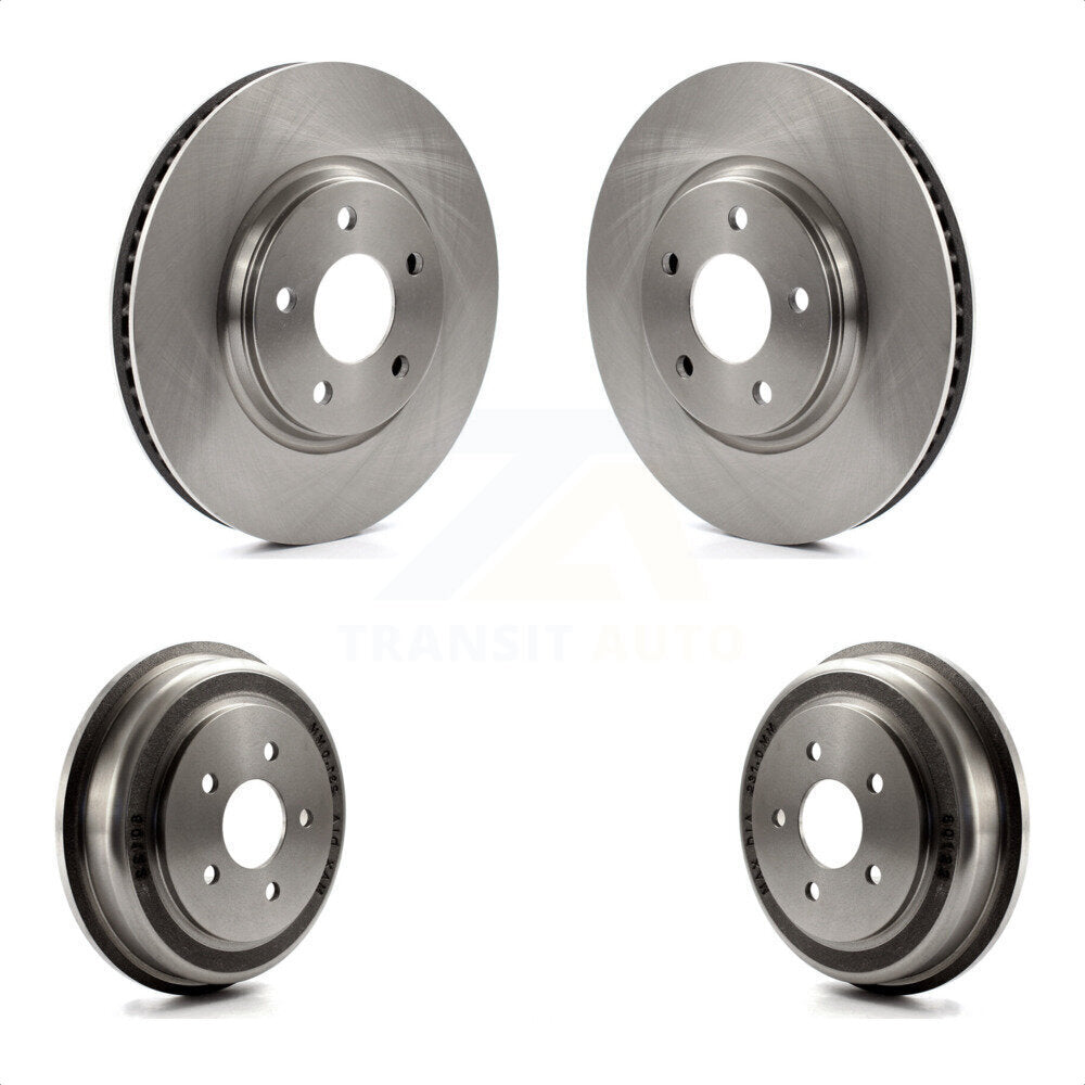 Front Rear Disc Brake Rotors Drums Kit For Chevrolet Malibu K8-102391
