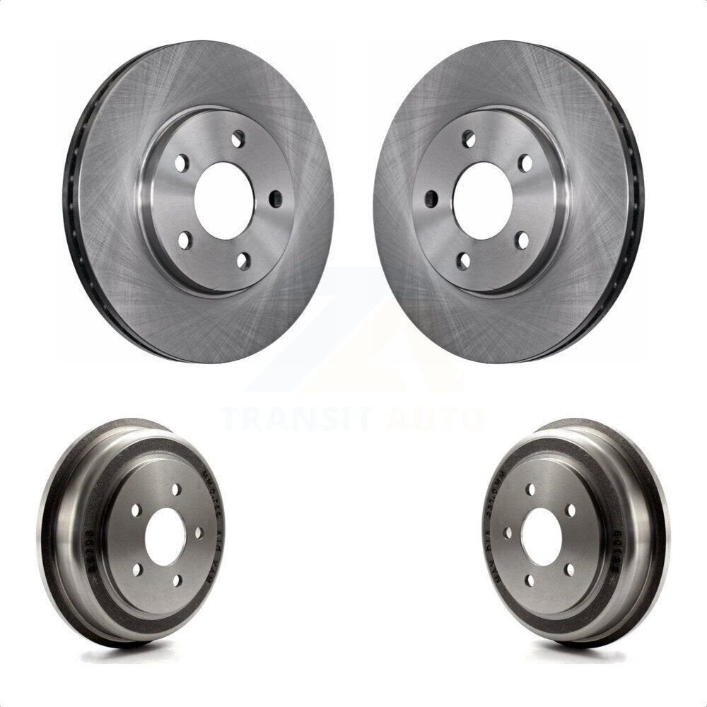 Front Rear Disc Brake Rotors Drums Kit For Chevrolet Malibu K8-102392