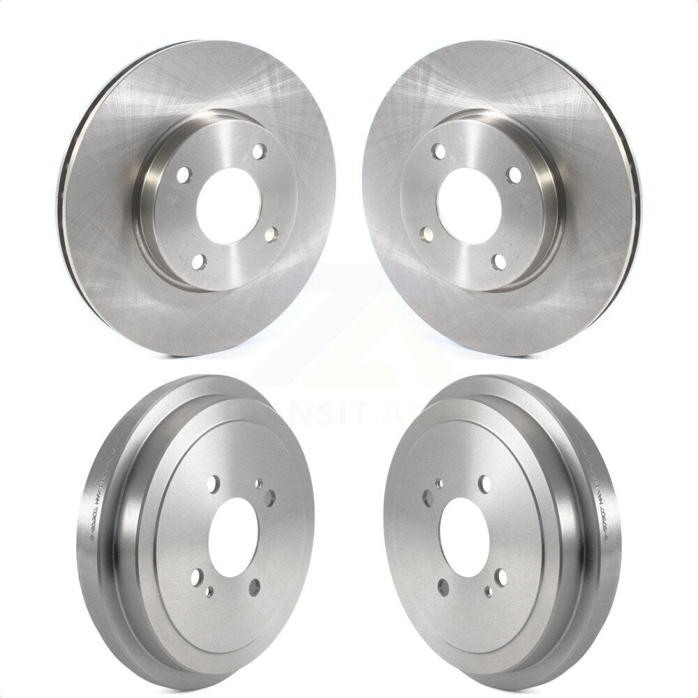 Front Rear Disc Brake Rotors Drums Kit For Nissan Kicks Versa K8-102393