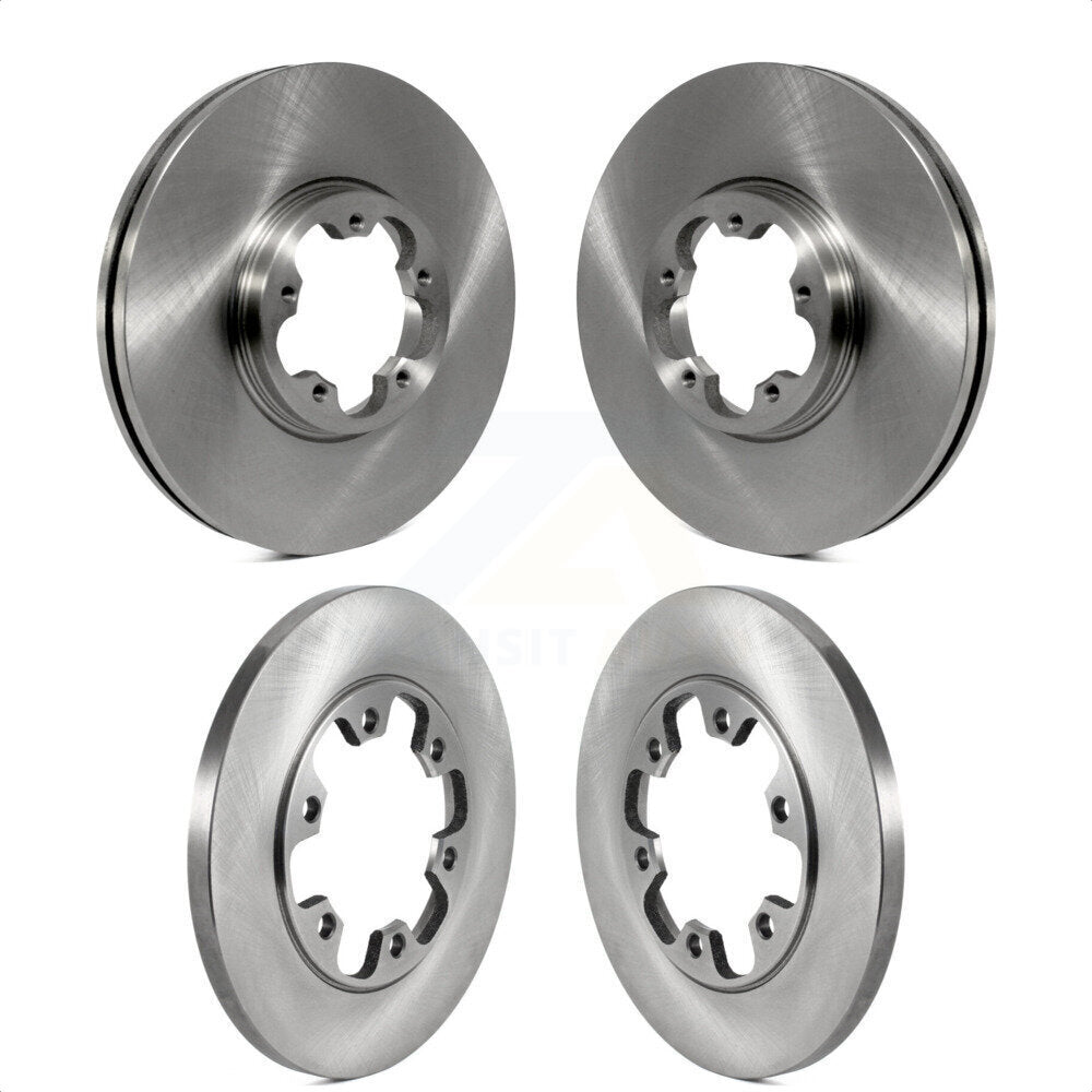 Front Rear Disc Brake Rotors Kit For 2022-2022 Ford Transit-150 Transit-250 Transit-350 With 5 Lug Wheels K8-102414