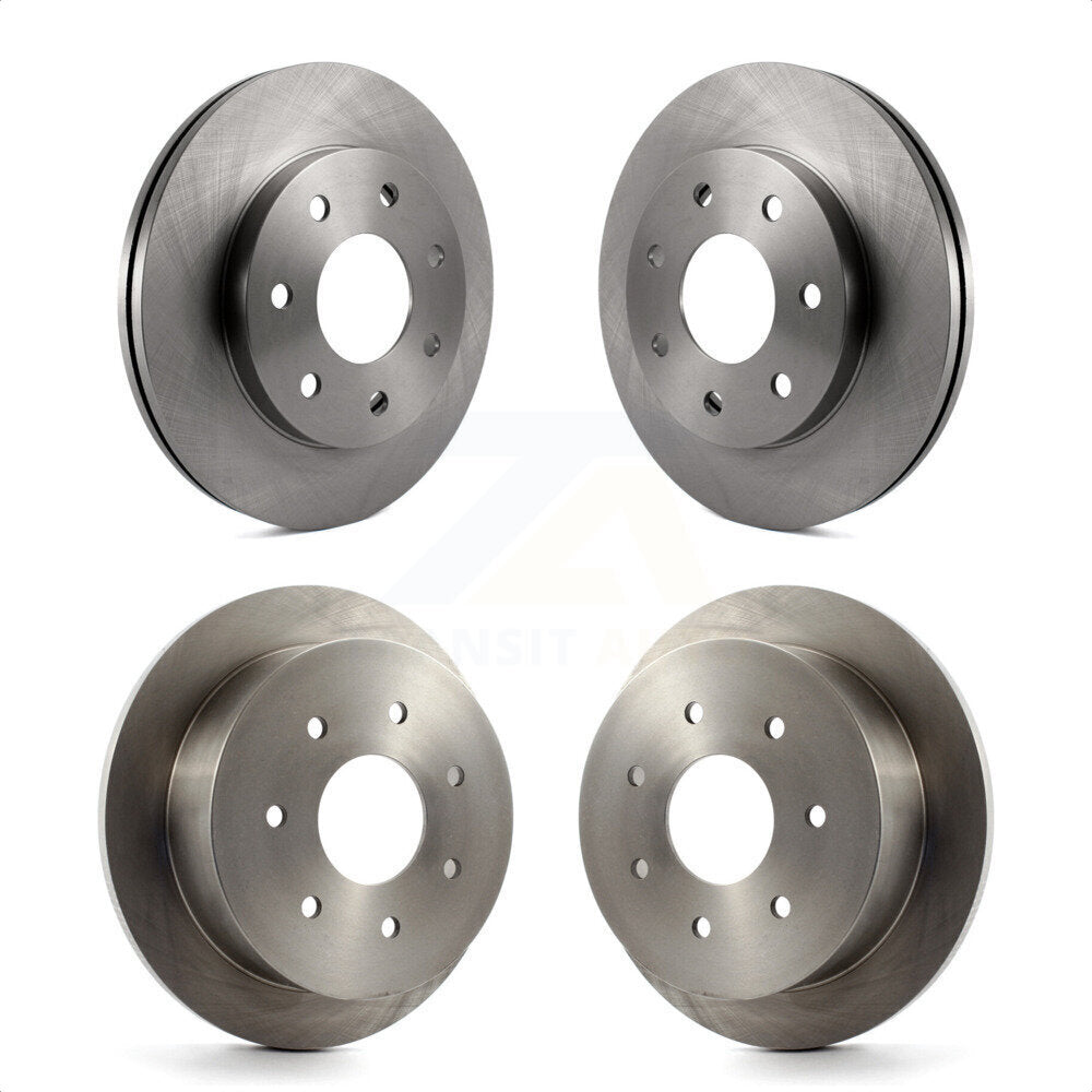 Front Rear Disc Brake Rotors Kit For 2004 Ford F-150 4WD With 7 Lug Wheels 11th Digit Of Vin Is K N or F K8-102419