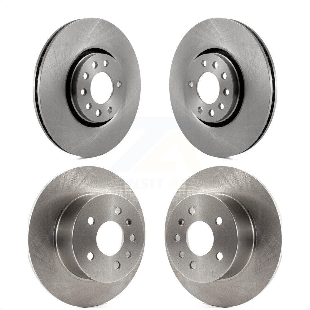 Front Rear Disc Brake Rotors Kit For 1999-2002 Saab 9-3 Viggen K8-102420