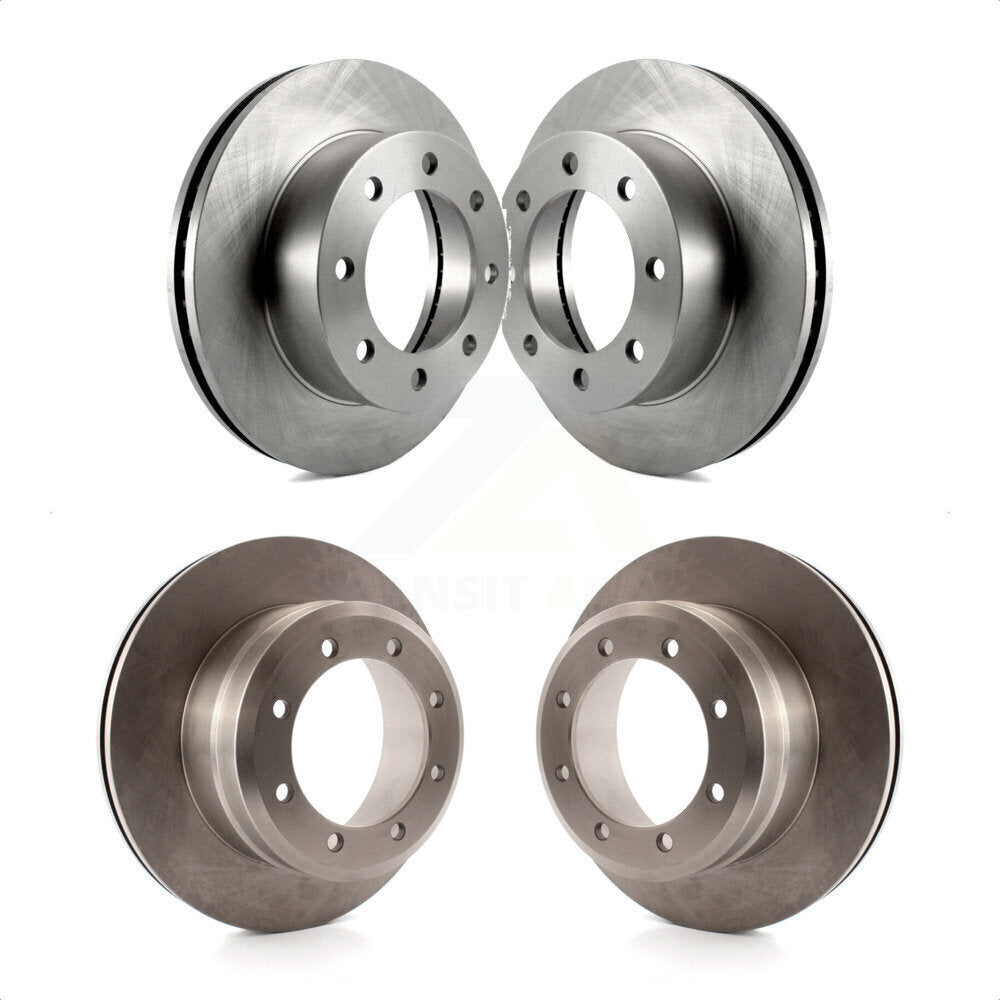 Front Rear Disc Brake Rotors Kit For 2010 Ford F-450 Super Duty With 8 Lug Wheels To 02 12 K8-102423